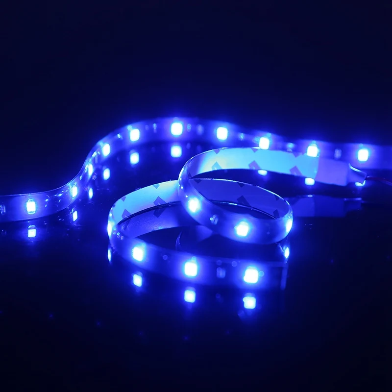 4 шт./компл. 12V 30 см USB кабель Мощность Светодиодные ленты светильник лампа SMD 3528