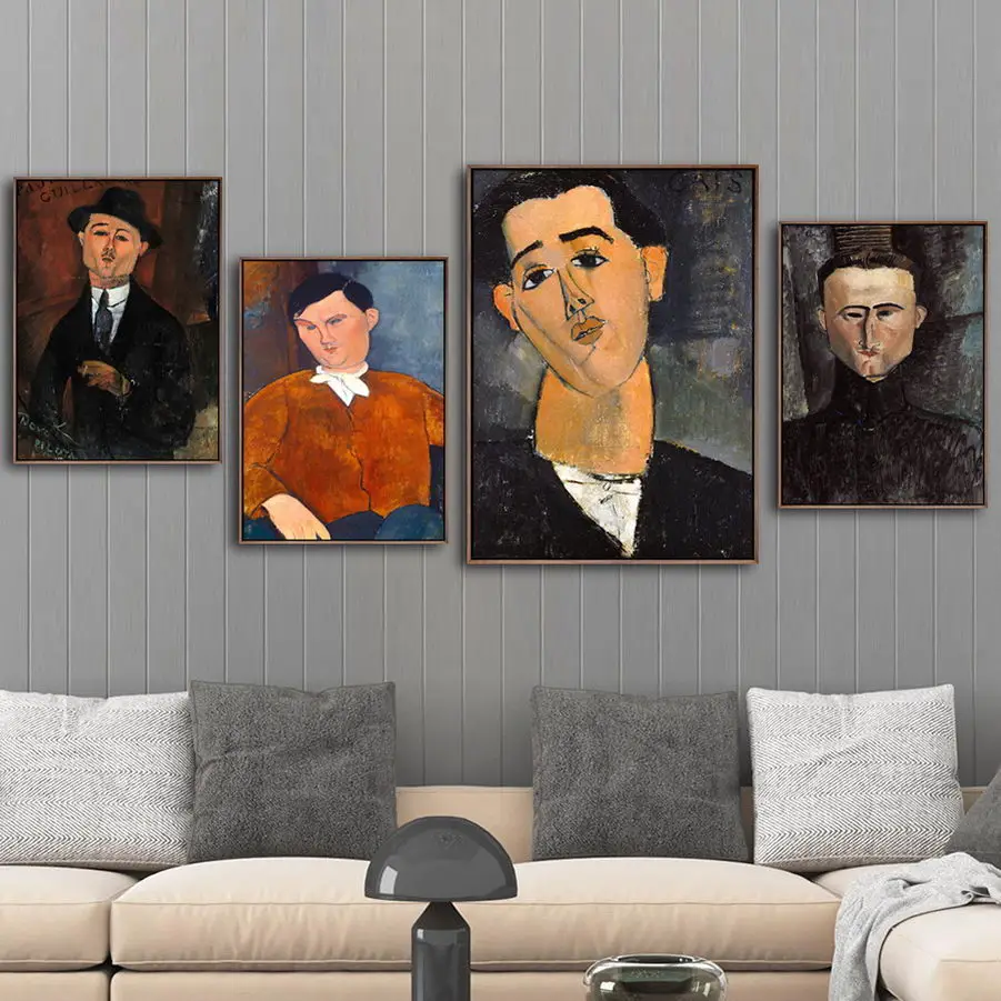 Домашний декор холст печать искусство настенные картины Италия Amedeo Modigliani