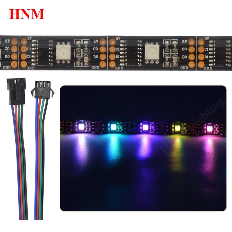 5V 32 светодиодный s/m WS2801 полосы 5050 SMD РГБ Пиксельная лампа индивидуально