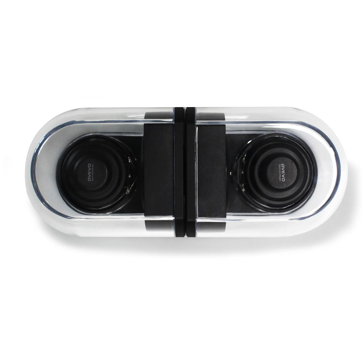 OVEVO D18 Bluetooth динамик 3D магнит 4 2 s с микрофоном прозрачный домашний стерео объемный