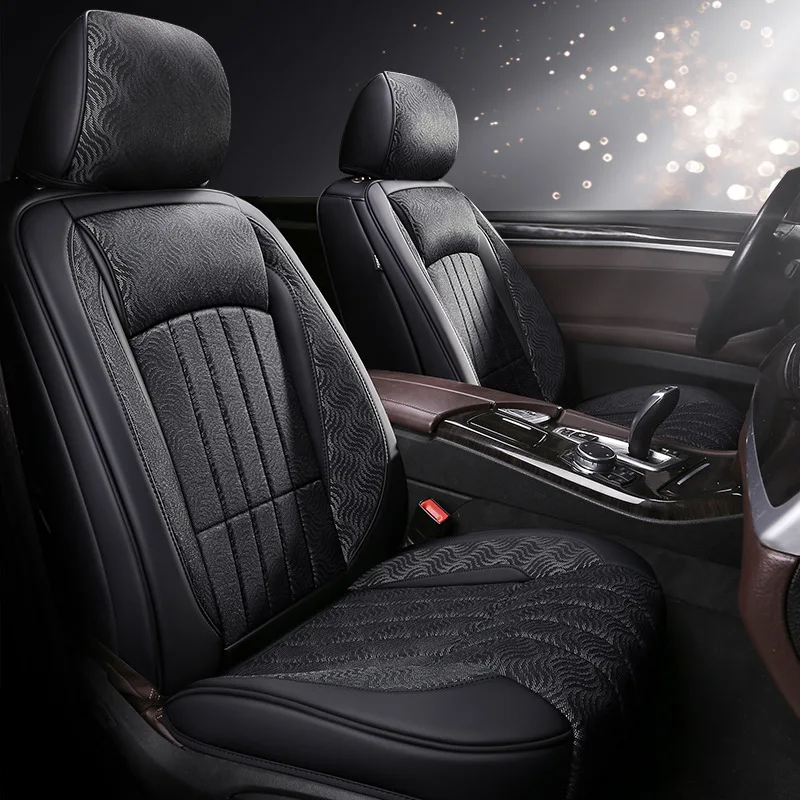 

TO YOUR TASTE leather car seat cushion set for AUDI A4 A4L A6L A6 A1 A7 A8 A3 Q3 Q5 Q7 R8 TT AUDI100 breathable four season cozy