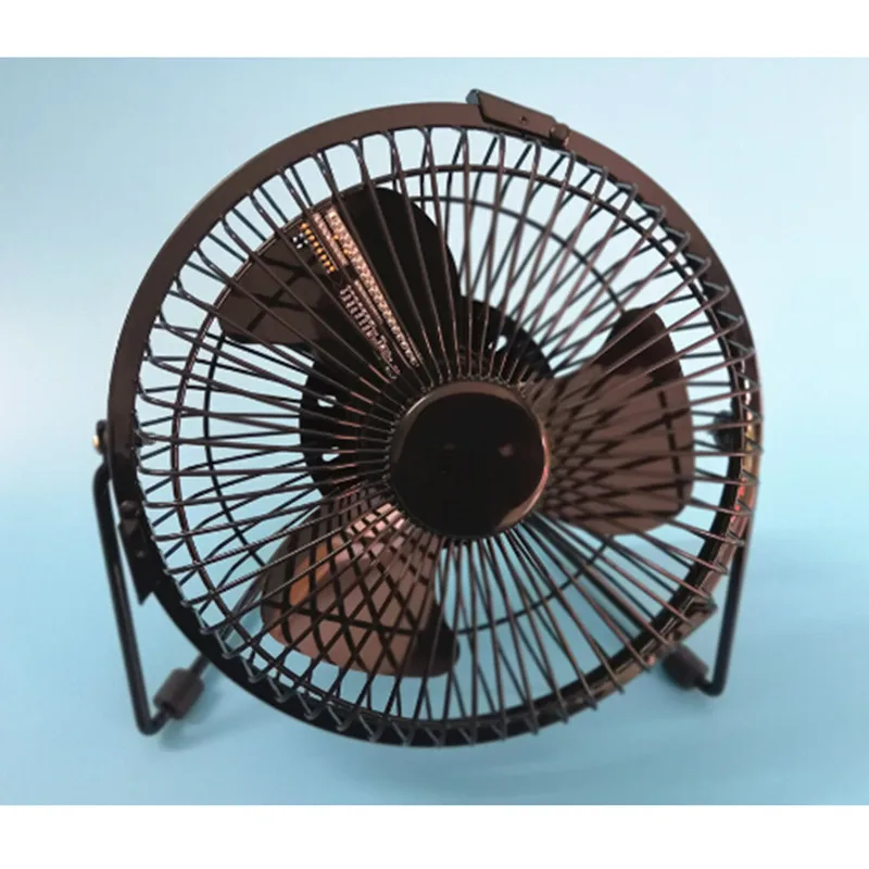 Настольный мини вентилятор USB со светодиодной подсветкой охлаждающий для дома и