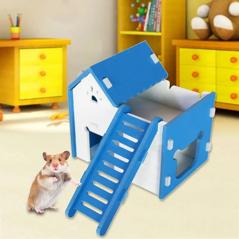 Роскошный деревянный дом хомяка игрушка CageToys хомяк мелких домашних животных