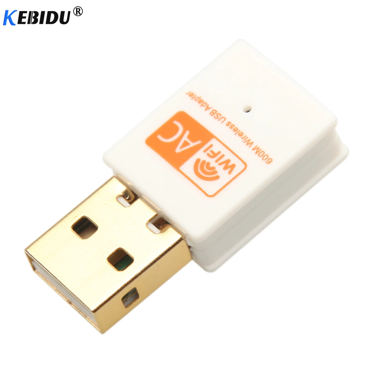 Беспроводной USB Wi Fi адаптер KEBIDU 600 Мбит/с 2 4 ГГц 5 Двухдиапазонная антенна сетевая