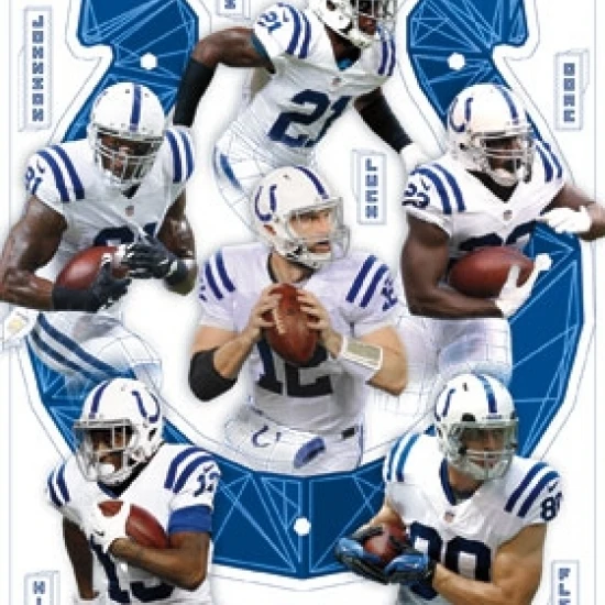 Индианаполис Колтс (Indianapolis Colts) плакат с командой печать (22x34)|Таблички и знаки| |