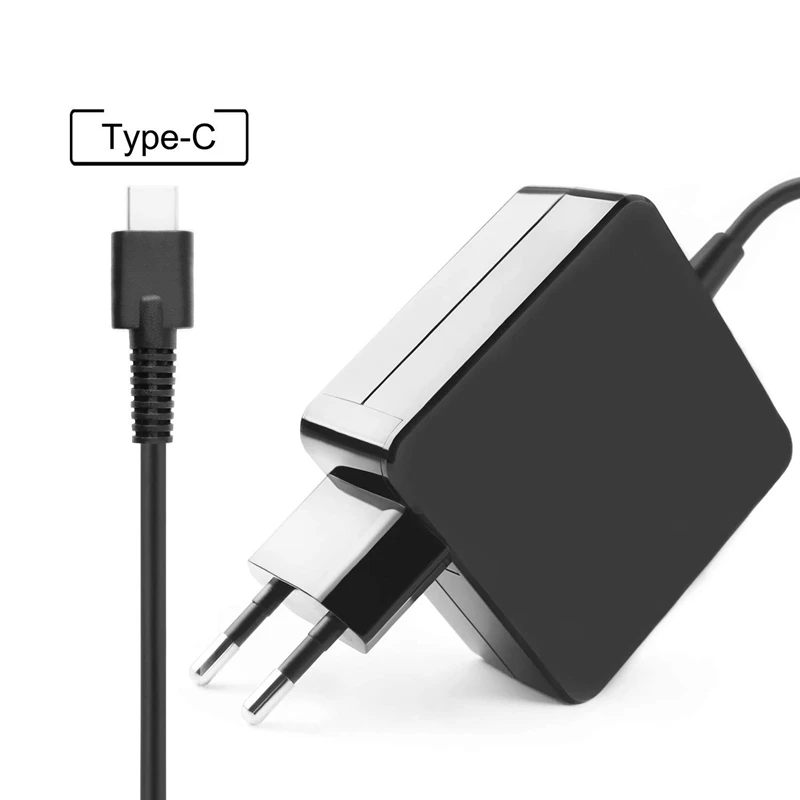 65 Вт USB C зарядное устройство адаптер питания Настенный тип PD для Macbook Pro samsung Matebook h