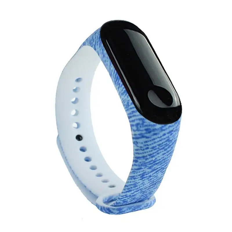 Сменный ремешок из мягкого силикона для Xiaomi Band 3 4 сменный наплечный Браслет Для