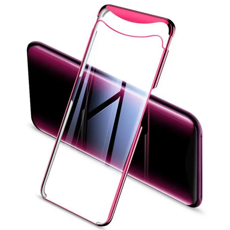 Новый чехол для OPPO Find X мобильного телефона с прозрачным покрытием два в одном