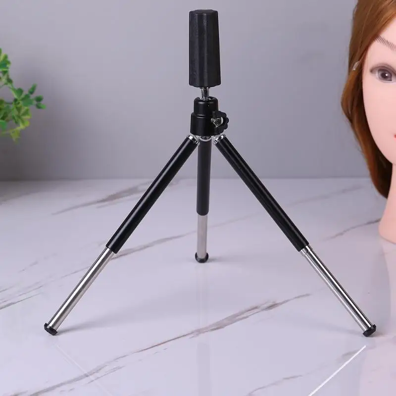 

1pc Prosthesis Doll Head Holder Headform Stent Prosthesis Doll Head Holder Hair Model Head Tripod Bracket