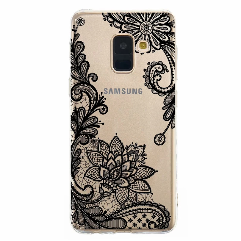 Мягкий силиконовый прозрачный чехол для телефона задняя крышка Samsung Galaxy A5 2017 A6 A7 A8