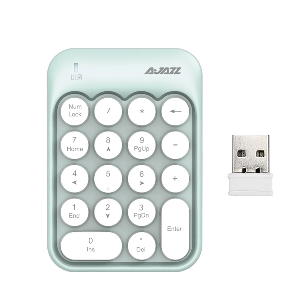 Цифровая клавиатура 18 клавиш 2 4G беспроводной USB номер Pad Клавиатура для