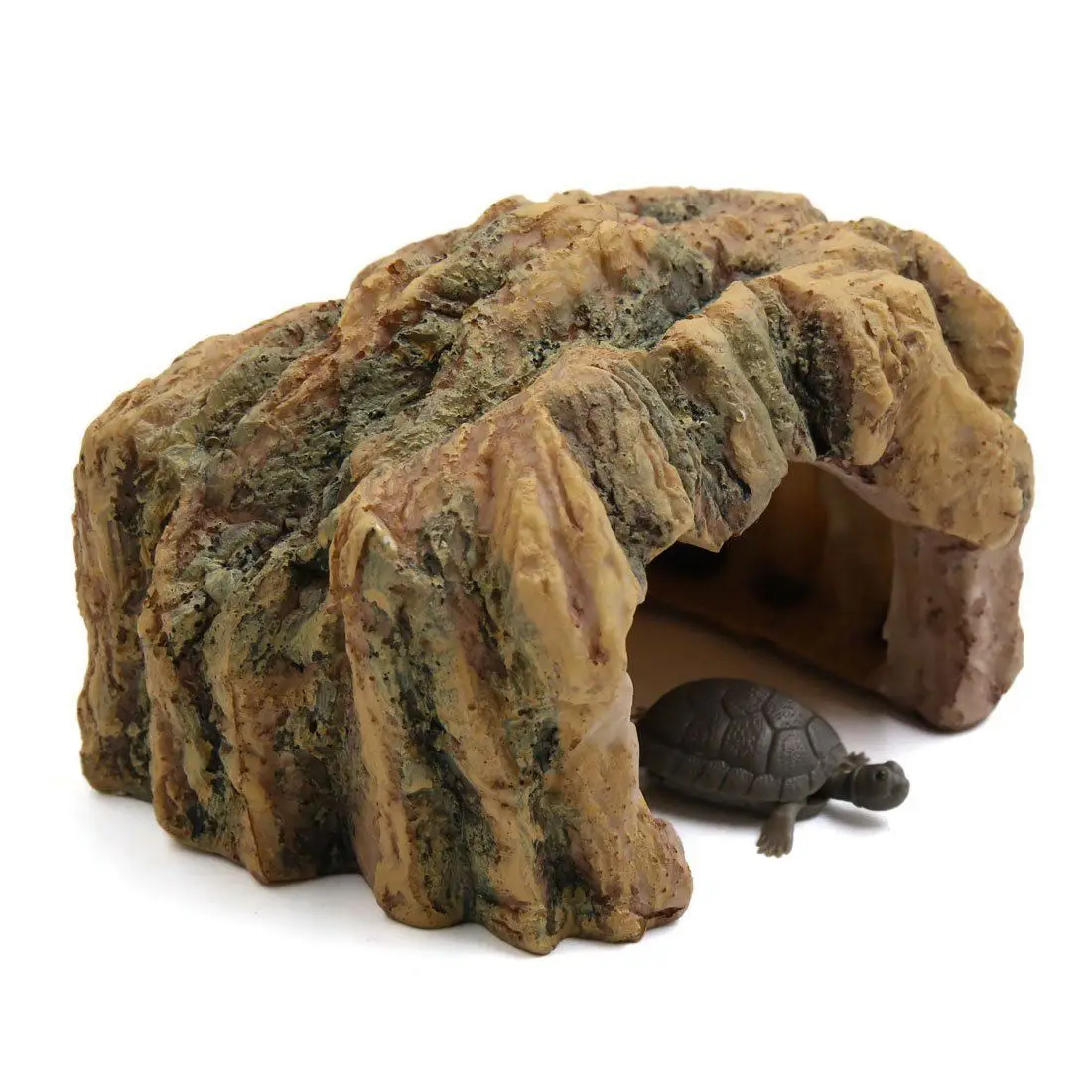 Черепахи рептилии смола скрывают домашняя пещера украшение для