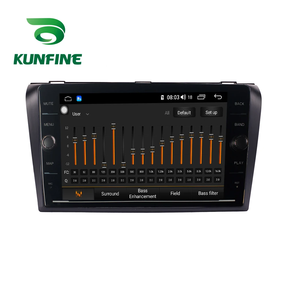 Восьмиядерный 4 Гб ОЗУ 64 ПЗУ Android 8 1 автомобильный DVD GPS плеер Deckless стерео для Mazda 3