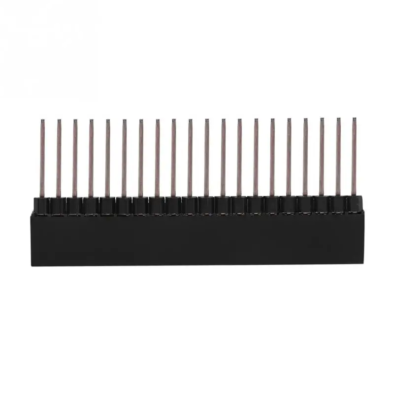 Double Row Female Header Connector Pin 2 x 20 Pins 2.54m Pitch Extra Tall Short Headers for Raspberry Pi 3pcs | Обустройство дома