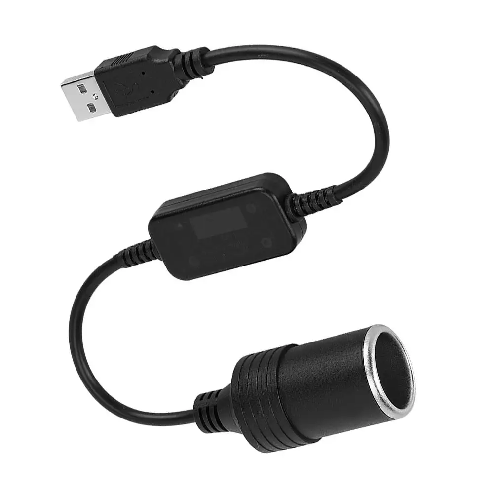 Автомобильный usb прикуриватель с 5 В на 12 USB конвертер адаптер штырь гнездо