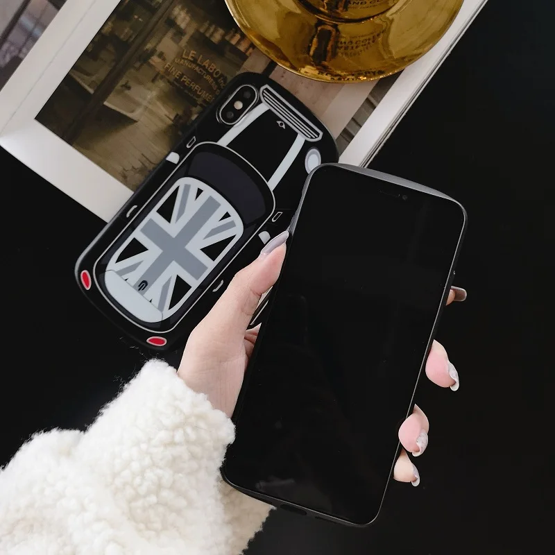 Ретро автомобиль ТПУ чехол для iPhone 7 Plus 3D Мини ударопрочный с IMD специальная