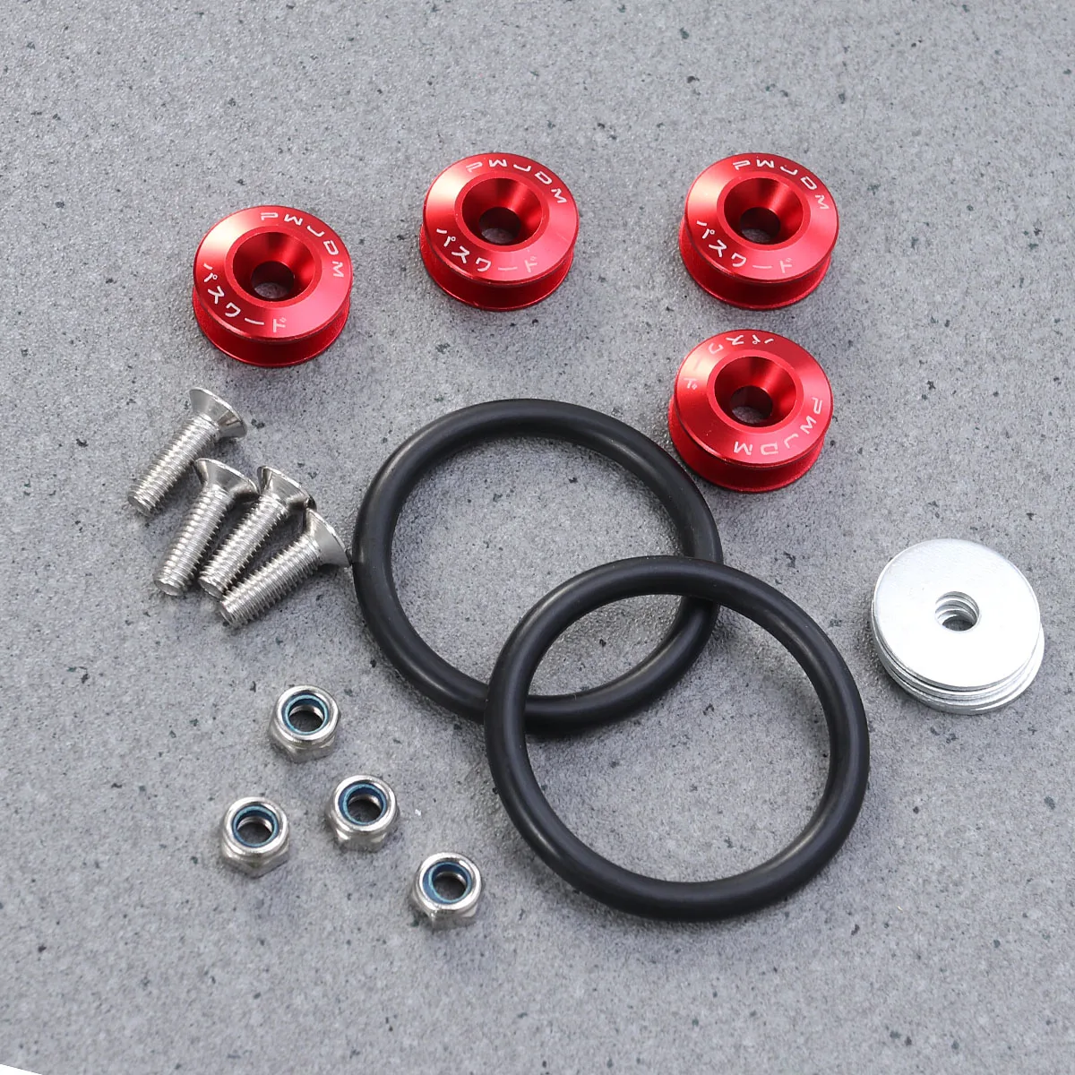 1 Set Fastener Fixed Button Kit For Car Vehicles Aluminium Alloy Front Rear Bumper Trunk Fender Auto Vehicle Styling | Автомобили и