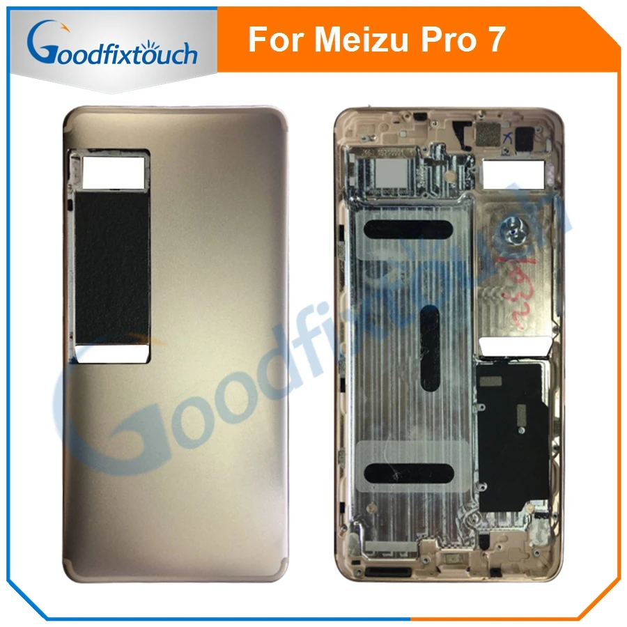 Задняя крышка для Meizu Pro 7 чехол с дополнительным дисплеем задняя Pro7 ЖК