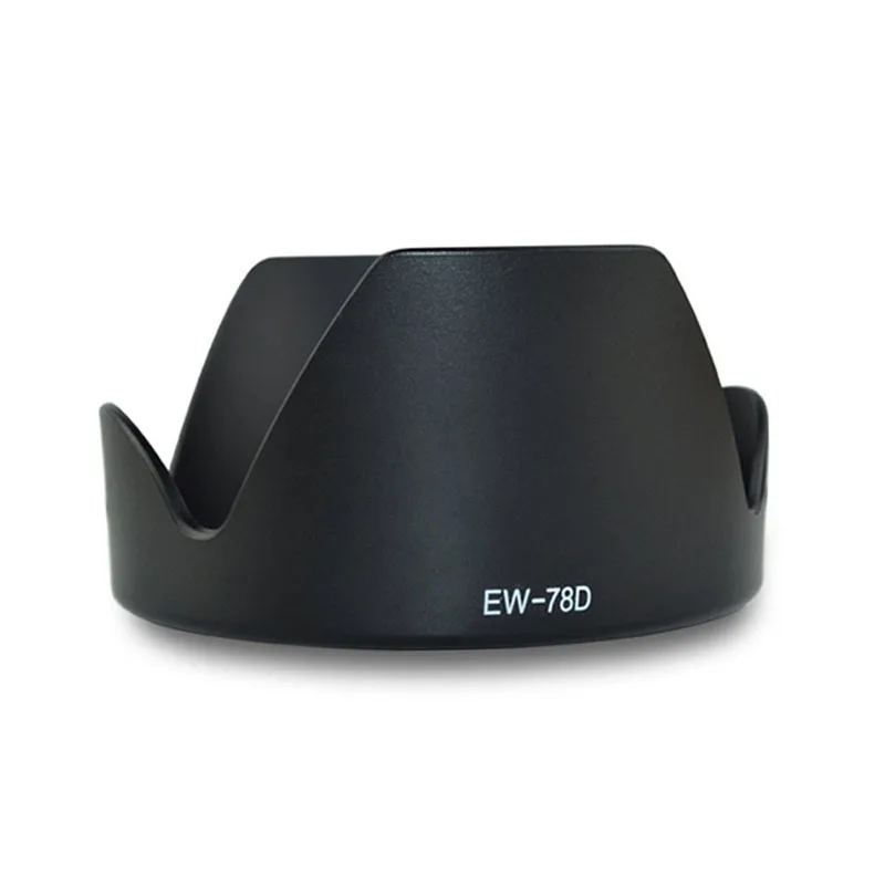 

wholesale EW-78D lens hood for Canon EF-S 18-200mm f/3.5-5.6 IS snap-on bracket Can be installed in reverse