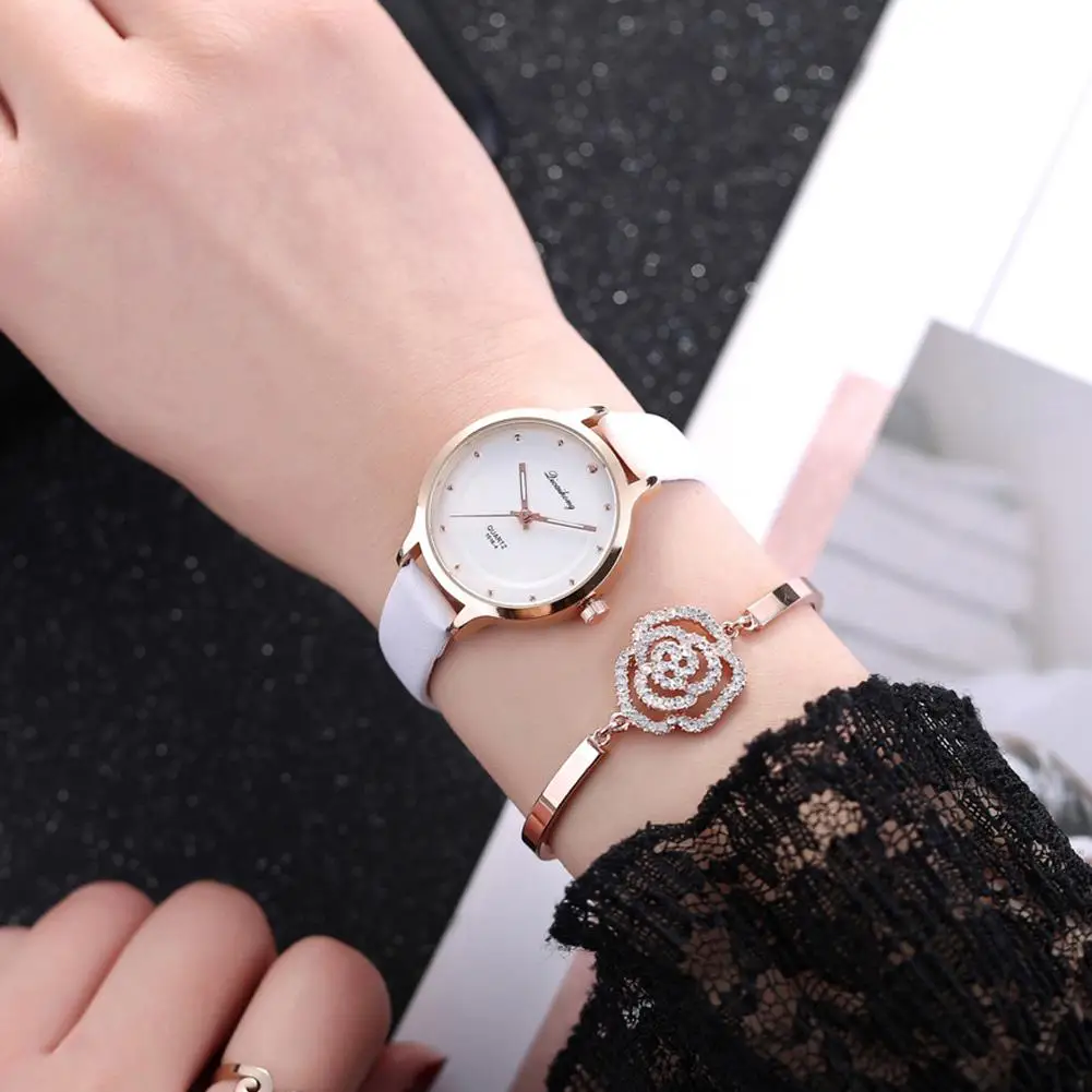 LinTimes женские простые элегантные кварцевые часы повседневные наручные стильное