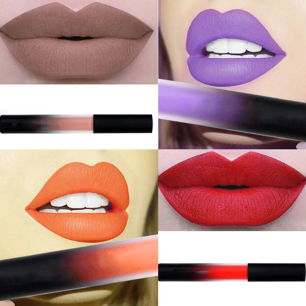 

Matte Lipstick 8 Colors Liquid Lip Pen Velvet Liquid Lipstick Cosmetics Waterproof Long Lasting Lipstick Makeup Accessories