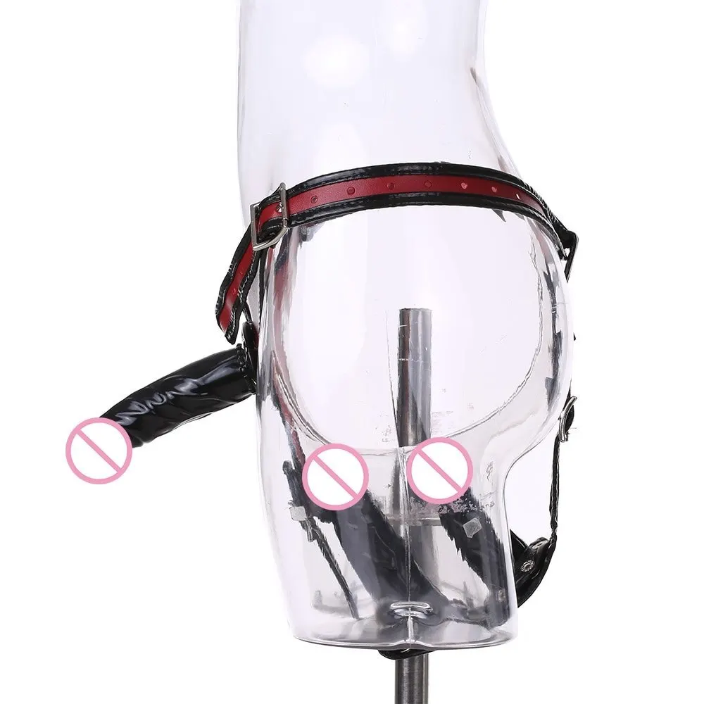 Регулируемые ремешки на 3 шт. фаллоимитаторы двухсторонние съемные настоящие