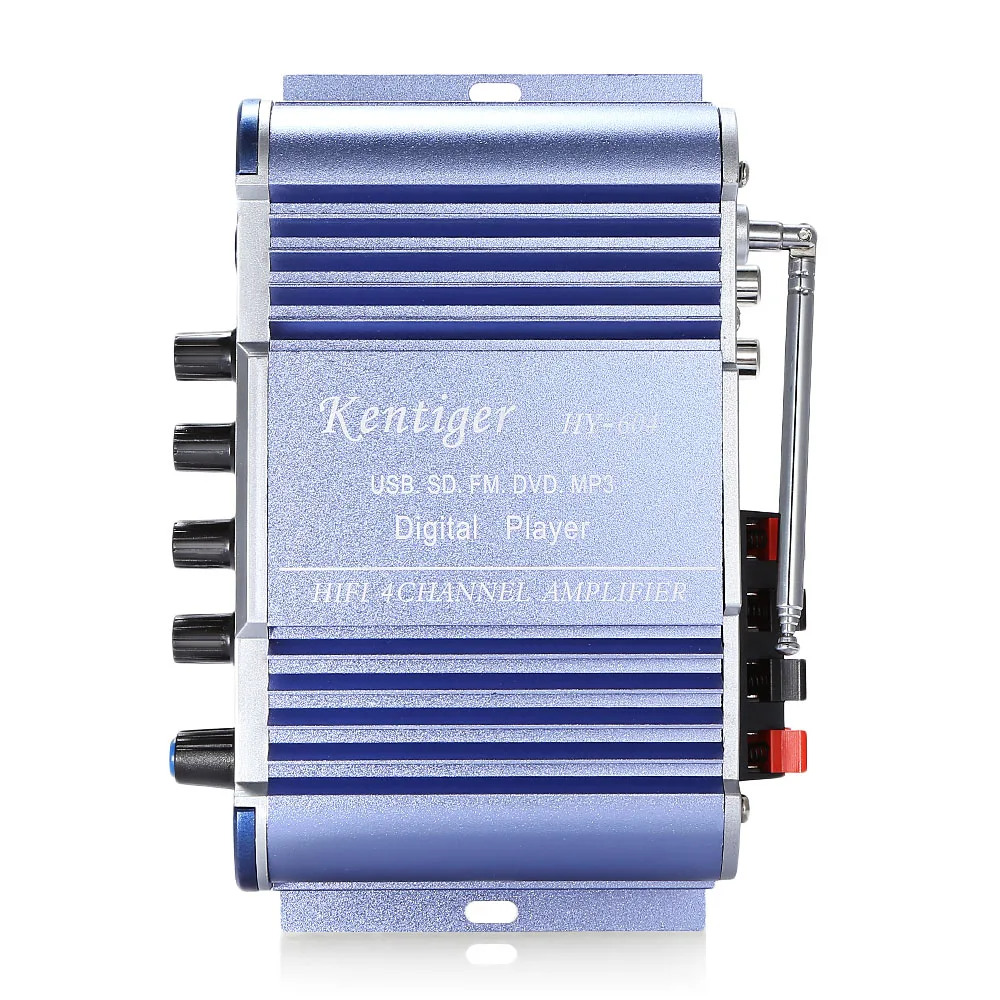 Kentiger HY 604 Hi Fi Автомобильные усилители 4 канальный стерео Автозвук Дистанционное