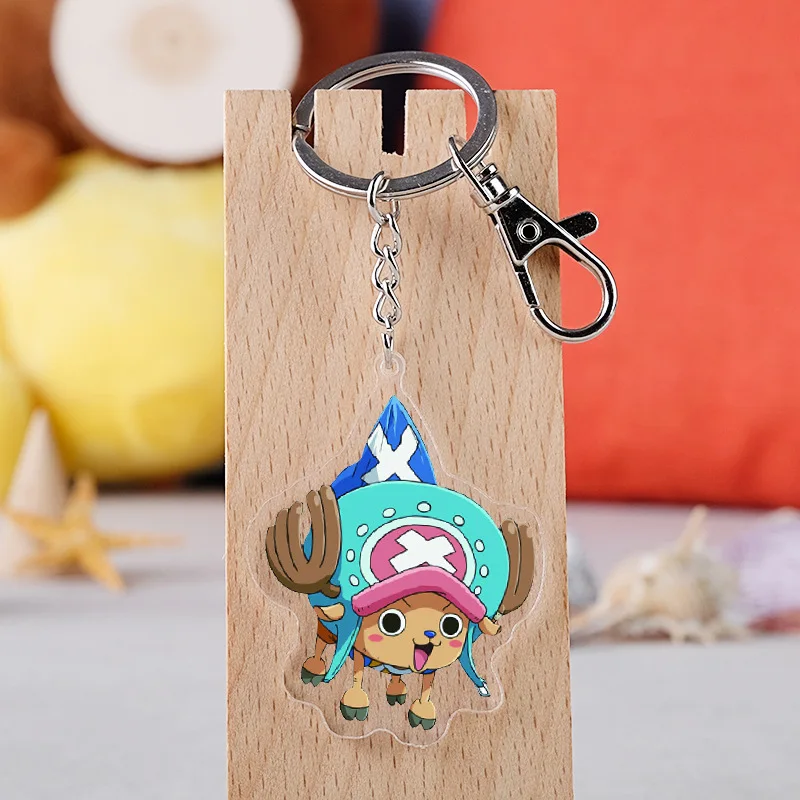 2019 One Piece брелок Луффи измельчитель с изображениями героев мультфильмов модная