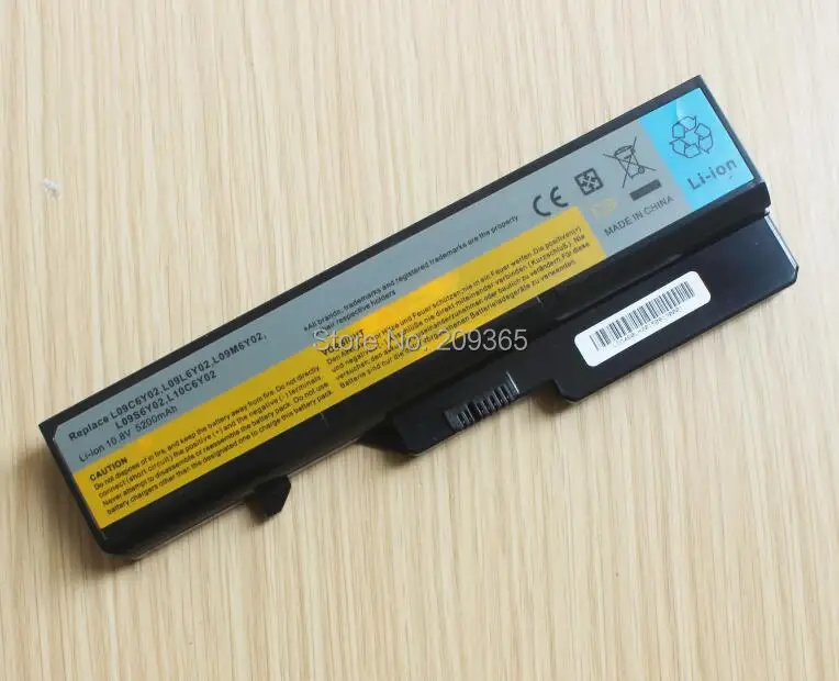 Новый аккумулятор для ноутбука L09M6Y02 L10M6F21 L09S6Y02 L09L6Y02 Lenovo G460 G465 G470 G475 G560 G565 G570 G575 G770