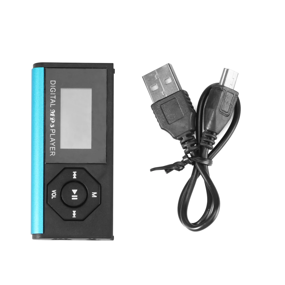 Новинка цифровой музыкальный mp3 плеер Powstro с ЖК дисплеем без памяти максимальная