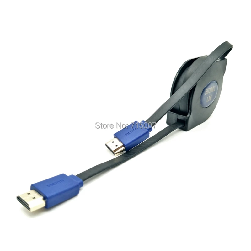 Высокоскоростной пружинный Micro HDMI совместимый с кабелем позолоченный Поддержка