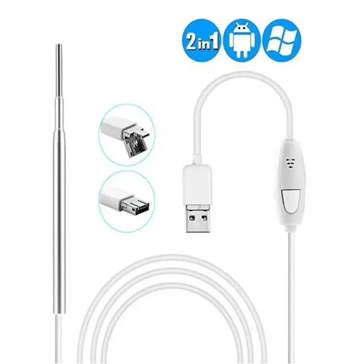 In-ear мини медицинская эндоскопическая камера 3 9 мм USB эндоскоп Инспекционная для