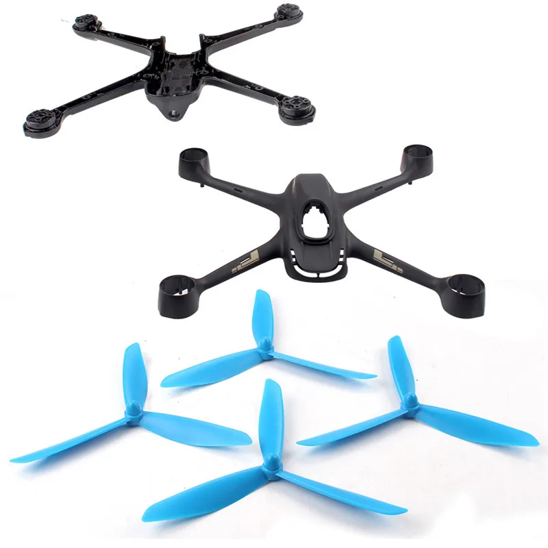 Крышка корпуса с 3-лопастной Пропеллер для Hubsan H501S Дрон Квадрокоптер