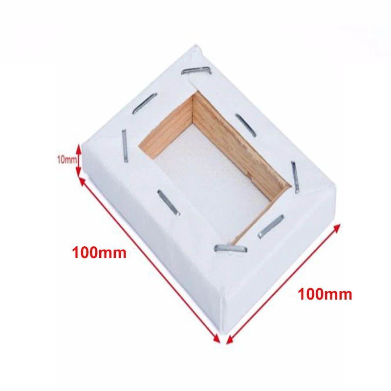 10xwhite Пустые Квадратные художественные холст деревянная доска рамка