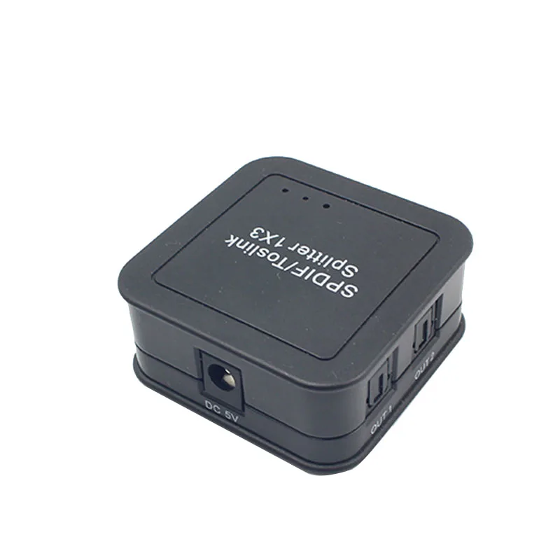 DOITOP мини TOSLINK разделитель SPDIF 1x3 цифровой волоконно оптический сплиттер 1 вход 3