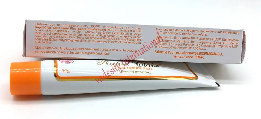 Гель крем Rapid Clair ультра отбеливающий распродажа X 1 коробка|creme|creme whitening |