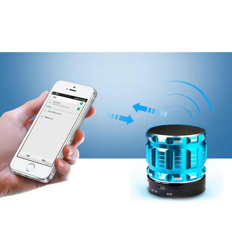 Портативная колонка беспроводной мини Bluetooth плеер 3D стерео HD звук объемное