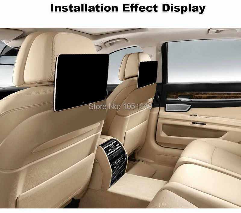 Ouchuangbo Android 6 0 Автомобильный подголовник подушка MP3-плеер монитор Поддержка 1080P