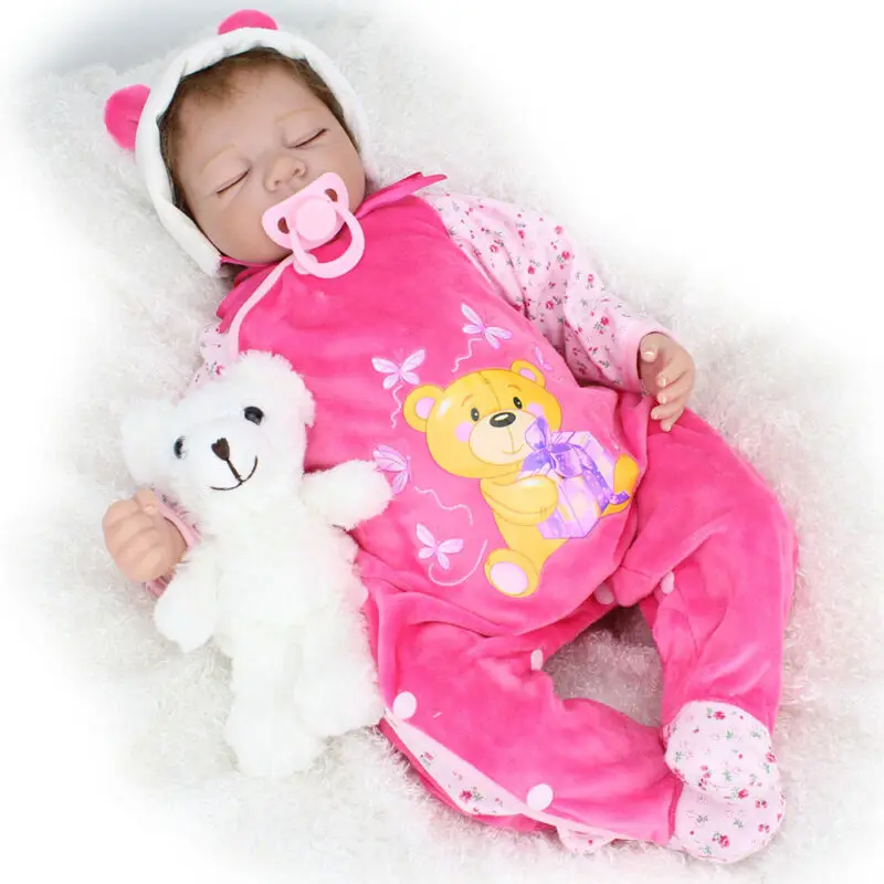 Новая пустышка для Reborn Baby Dolls с внутренней магнитной розовой куклой Аксессуары