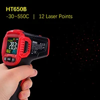 HT650B Бесконтактный высококачественный lcd цветной дисплей Инфракрасный термометр