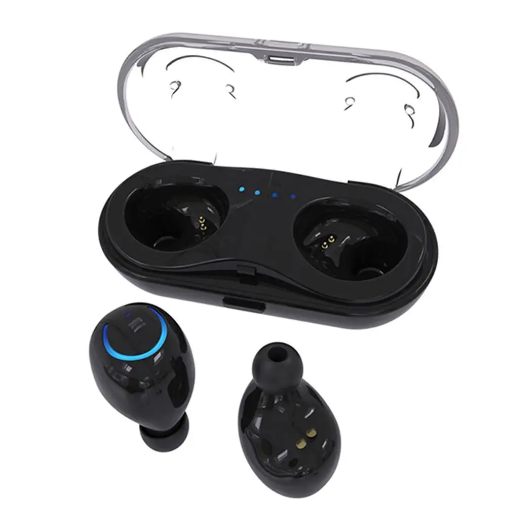 Мини беспроводные наушники bluetooth гарнитура 42 г с зарядное устройство 120 часов