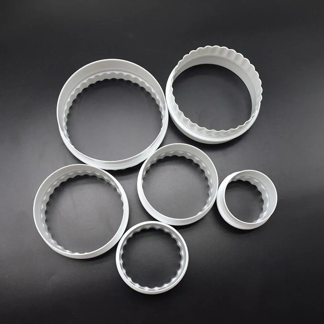 Профессиональные печенья сторона Новый 6 шт коробка и т. Д. Рифленый двойной Кухня