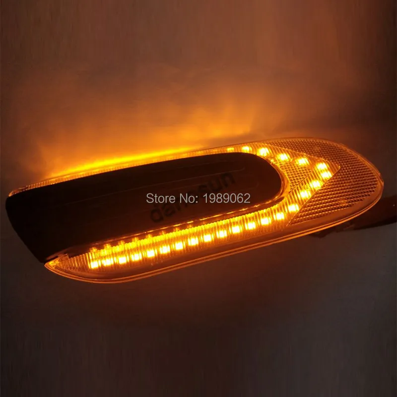 

2pcs x dahosun LED Amber Dynamic Sequential Signal Side marker Light for BMW MINI COOPER F55 F56 F57 2014-2017 with Glow effect