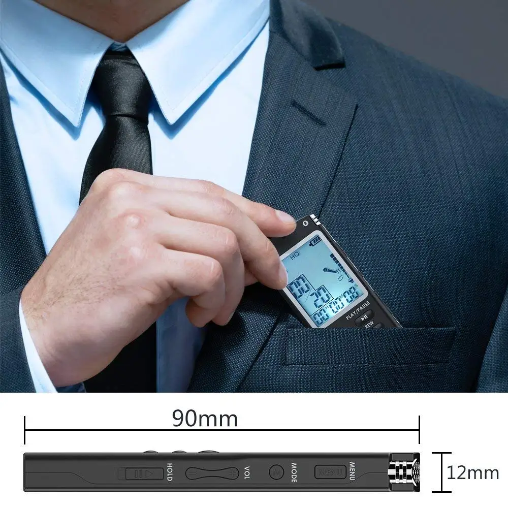 Диктофон 8 Гб USB аудио рекордер с MP3-плеером маленький и портативный цифровой