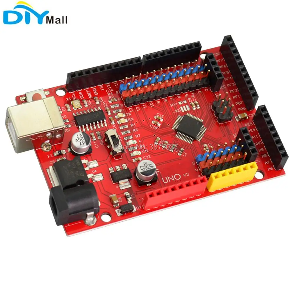 5 шт./лот LGT8F328P LQFP48 UNO V2 макетная плата CH340G USB для последовательного