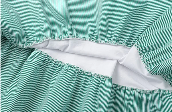 Летние хлопковые платья принцессы с расклешенными рукавами для девочек 6 8 10 12 14