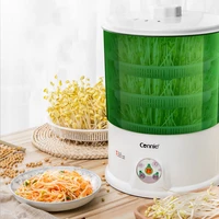 electric bean sprouts machine 2 layers 3 layers full automatic large capacity thermostat green seeds plant growing machine