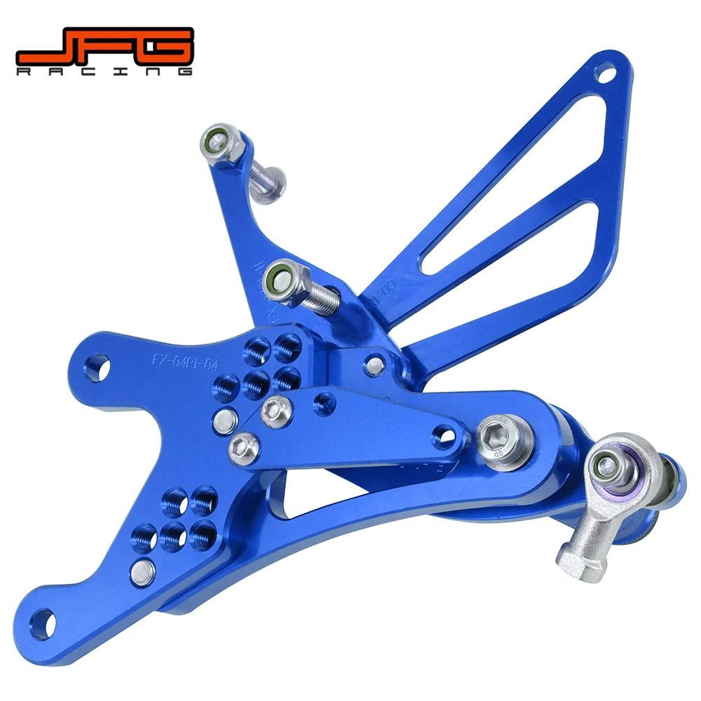 Мотоцикл алюминиевый ЧПУ Регулируемые подножки педали Rearset для YAMAHA YZFR1 YZF R1 2004 2006