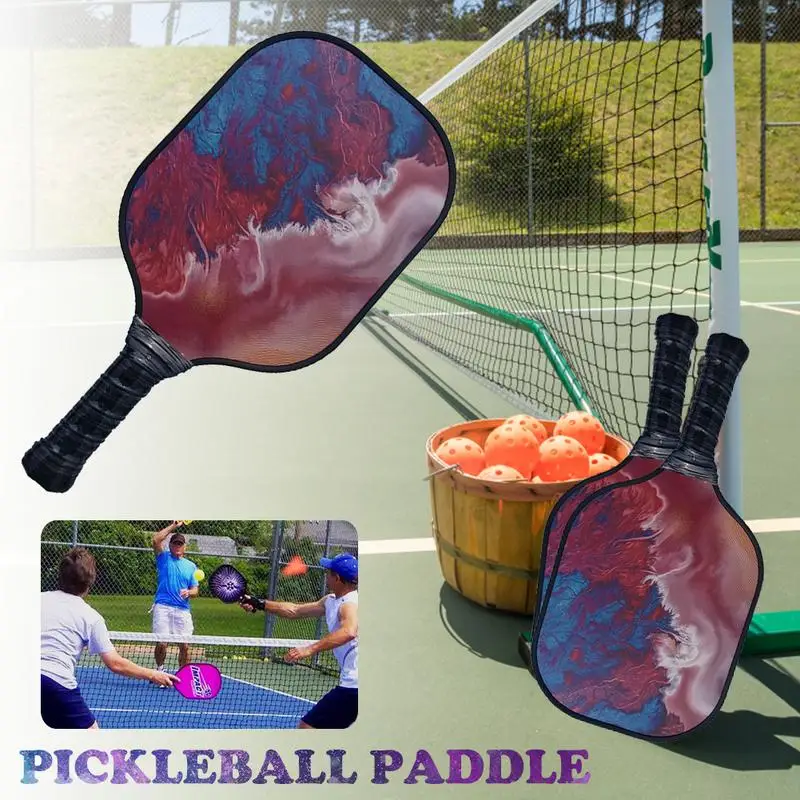 Новый Pickleball Весло красочные стекловолокно Beat ракетка соты полимер композитный
