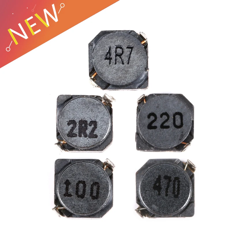 10 шт./лот SMD Силовые индукторы CDRH3D16 2.2UH 4.7UH 10UH 22UH 47UH 3D16 экранированный индуктор 4R7